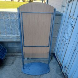 4ft double sided metal sing for shops
