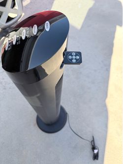 Rotatable fan with remote control