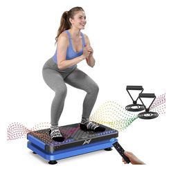 AXV Vibration Plate Fitness Platform Exercise Machine Vibrating Shaking Full Body Shaker Workout Vibrate Stand Shake Board Sport Gym for Weight Loss F