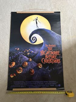 Nightmare Before Christmas Movie Poster (27”x40”)