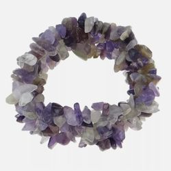 Genuine Amethyst Stretch Bracelets