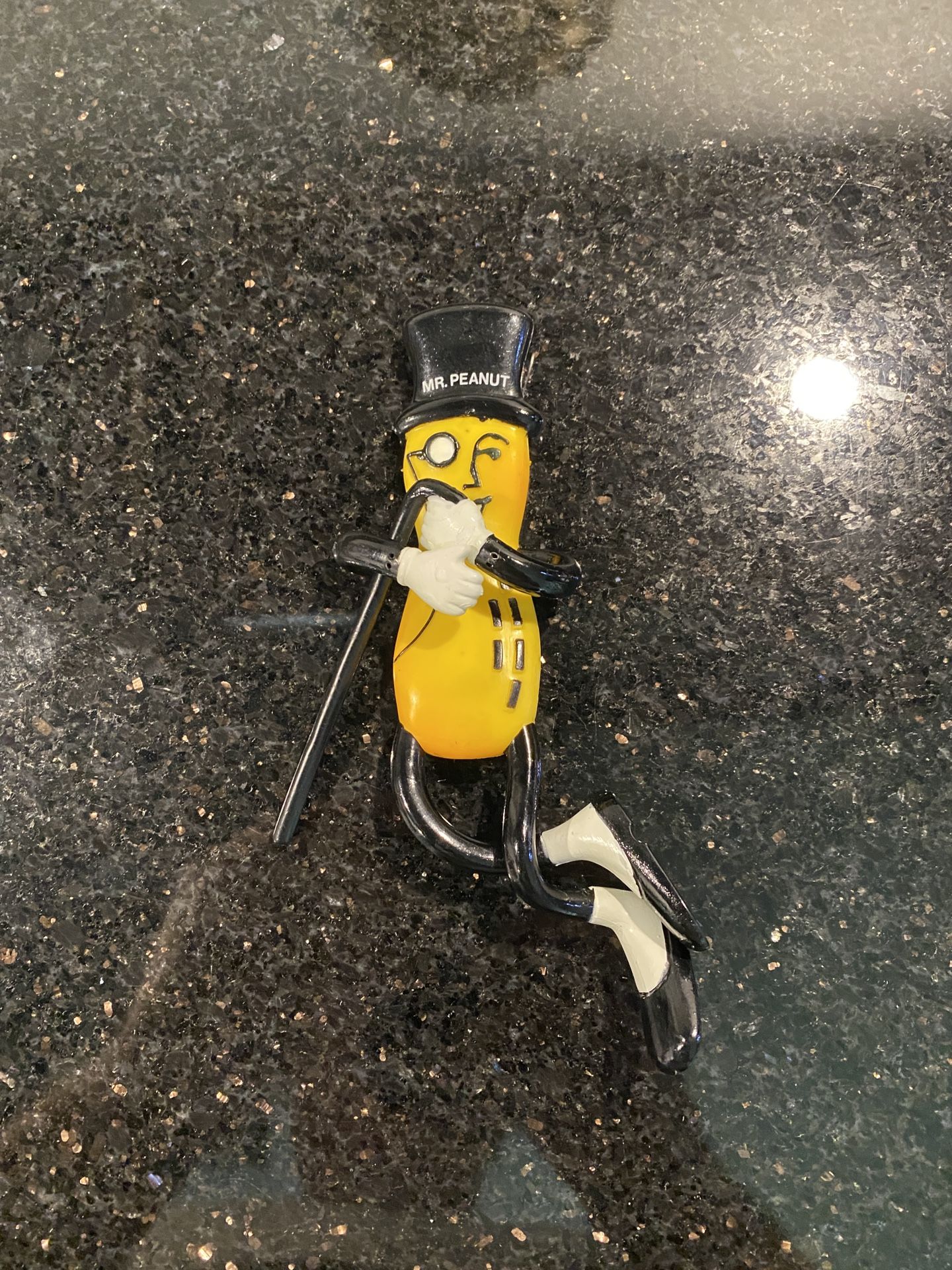 Vintage 1991 Mr. Peanut Top Hat & Cane Bendable 6” Figure Planters LifeSavers