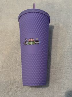 Friends Central Perk 32 oz Purple Insulated Tumbler with Straw – New with Tag