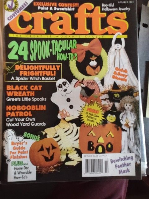 Crafts Magazine Halloween October 1991