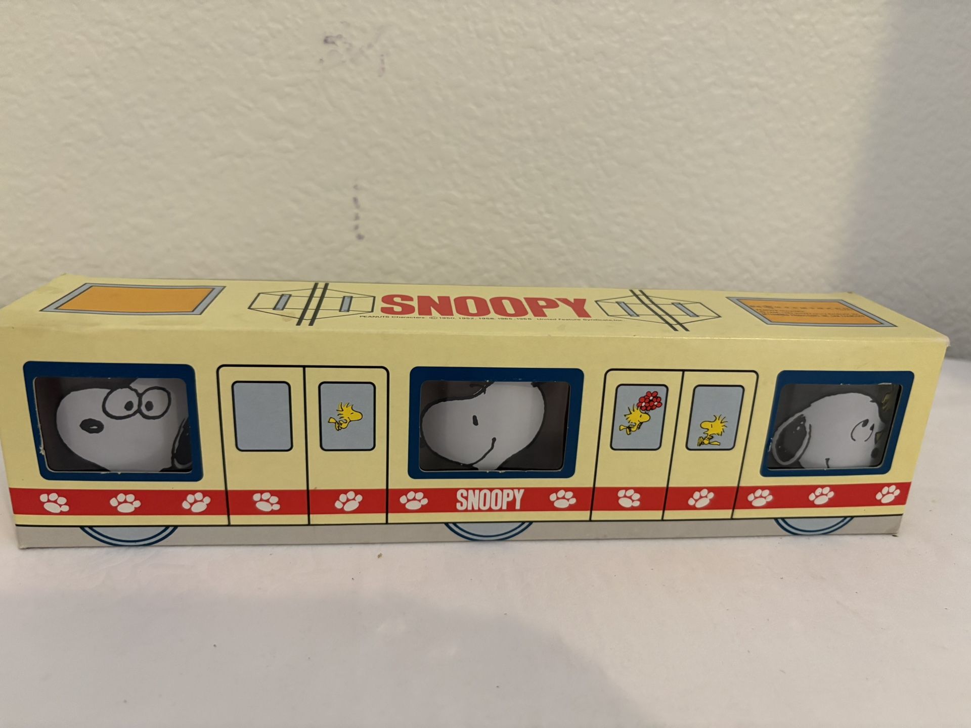 Vintage Collectable Snoopy Glass Cups
