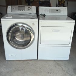 LG Steam Washer/Kenmore Elite Dryer