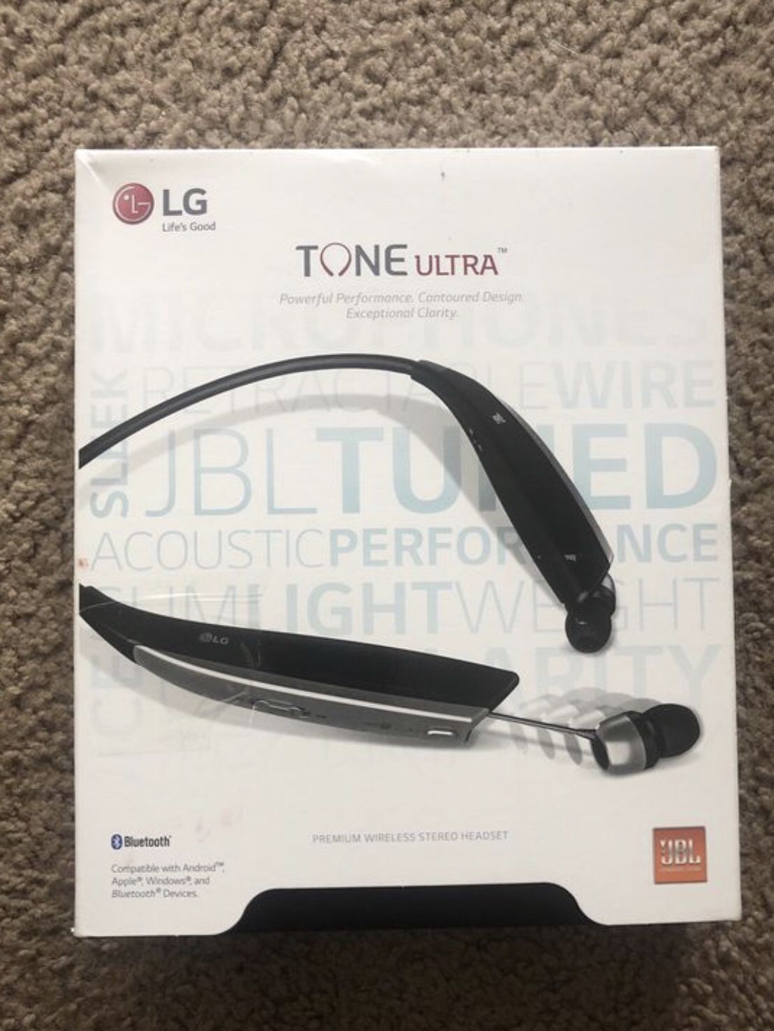 LG Tone Ultra HBS-820 ( JBL ) Bluetooth wireless headset