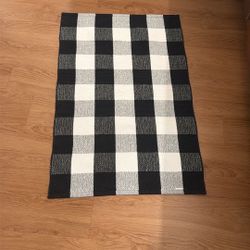 Cotton Buffalo Plaid Rug 