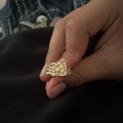 10k Nugget Ring 