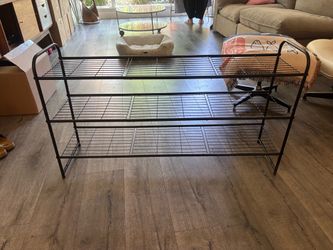 3 tier adjustable Shoe rack