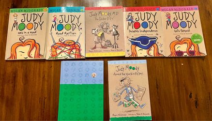 Judy Moody 6-Book Paperback Lot, Illustrated, Ages 9-12, Megan McDonald