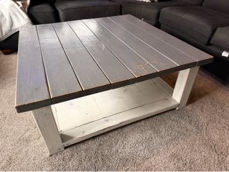 Large farmhouse style coffee table
