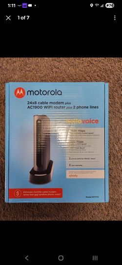Motorola modem router combo wifi ac1900 docsis 3.0