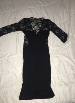 Bebe Lace Midi Dress