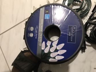 Cool white Christmas lights