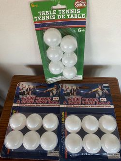 Ping Pong Balls (0nly $5 to get all 18)