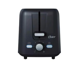 Oster 2-Slice Toaster With Extra-Wide Slots Black: 800W, Bagel & Toast Capabilities