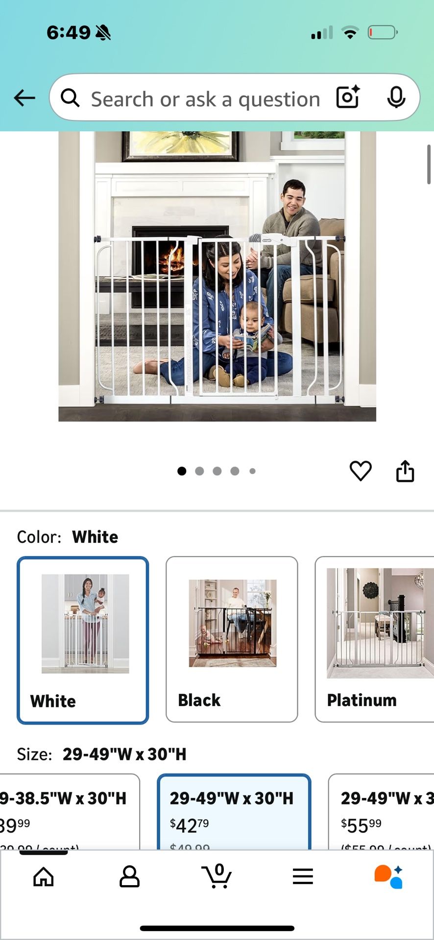 New Open box Babygate