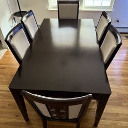 Dining Room Table With Chair Set 
