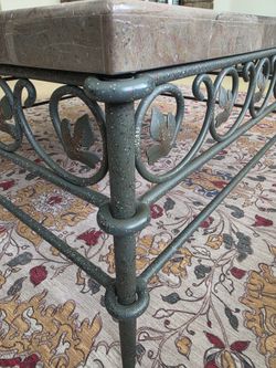 Perfect condition marble and wrought iron tables