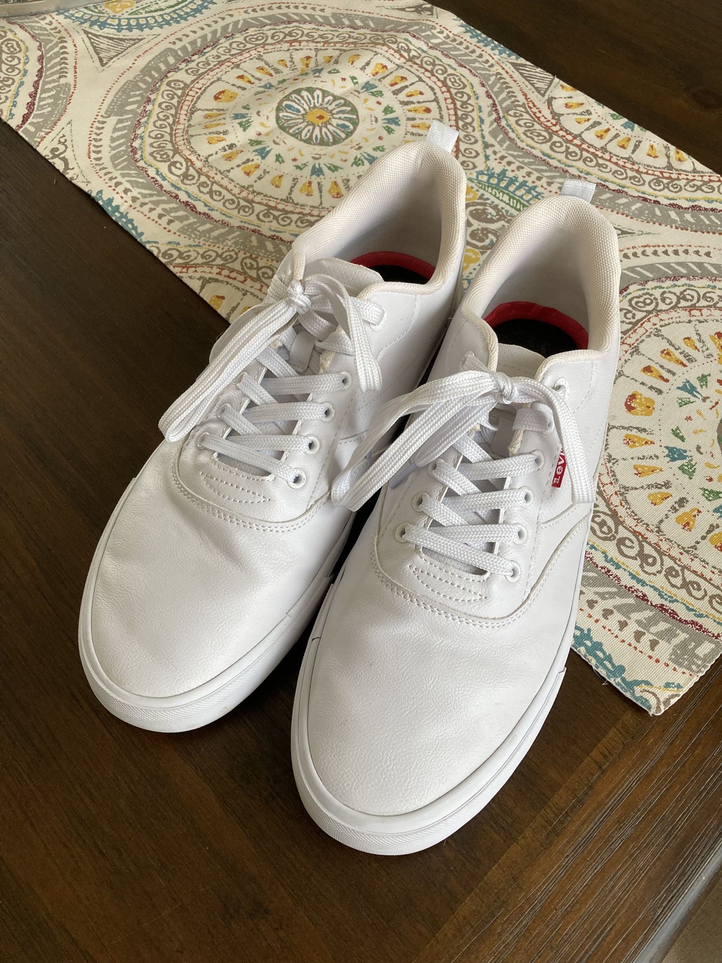 Men’s size 12 White Sneaker By Levi’s