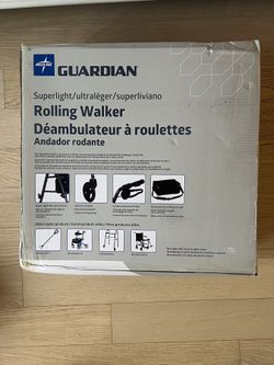 Brand New Medline Guardian Rolling Walker (Superlight) – Never Opened