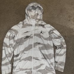 White Camo Jordan Hoodie