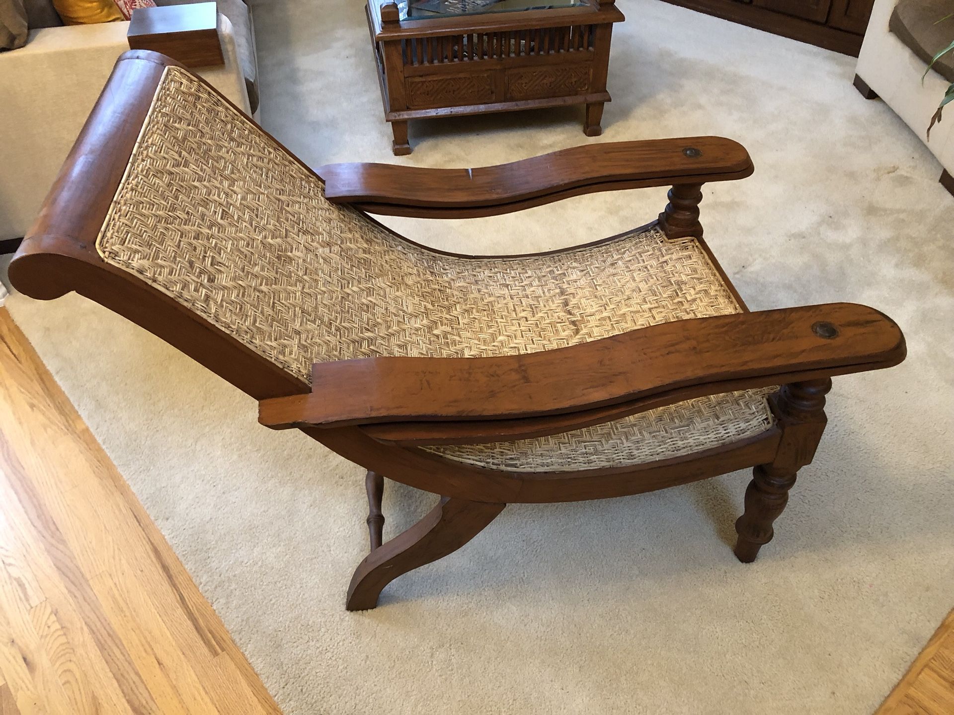 Antique lounge chair