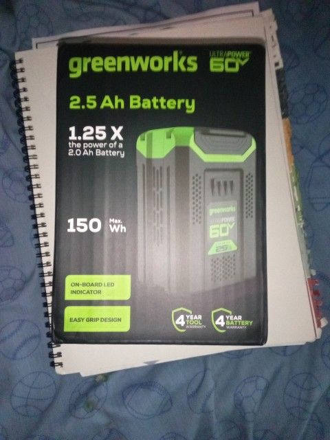 Greenworks 60 Volt Ultra Power Battery