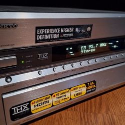 The Silver Beast!
Onkyo TX-SR-SR875 7.1 Channel 300W HDMI Home Theater AV Receiver