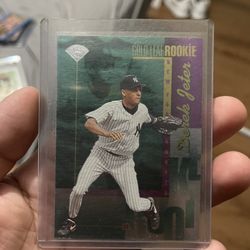 Derek Jeter Gold Leaf Rookie Card