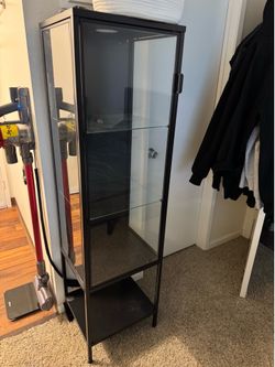 IKEA Rudsta glass cabinet
