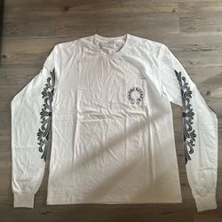 White Chrome Hearts Long Sleeve Tee 