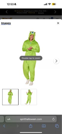 Sully / Mike/ boo costume