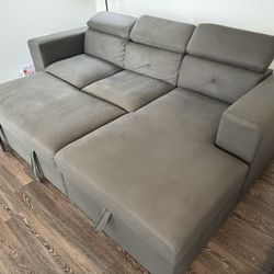 Salado 2-Piece Storage Sleeper Sectional