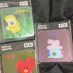 BT21- BTS collection ACRYLIC COASTER