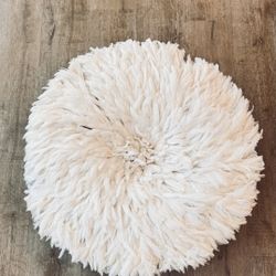 White Juju Hat Juju Hat African Juju Hat Juju Wall Decor Boho Wall Decor Unique Wall Decor Boho Room Decor Girls Dorm Decor Feather