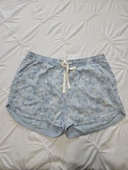 Blue & print summer shorts 