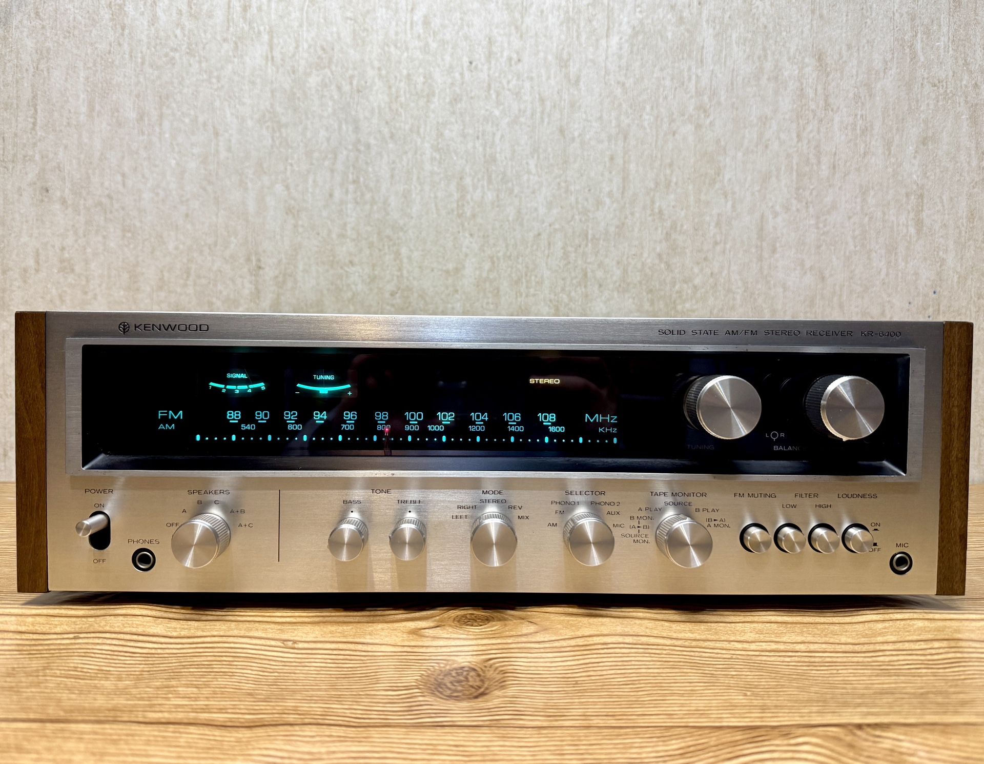 Vintage Kenwood KR-6400 Stereo Receiver *Serviced*