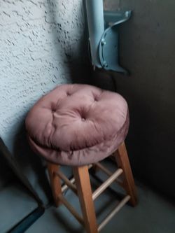 Barstool with cushion