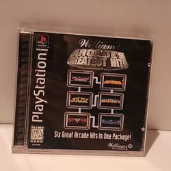 William's Arcade's Greatest Hits PS1 PlayStation 1 + Reg Card - Complete CIB