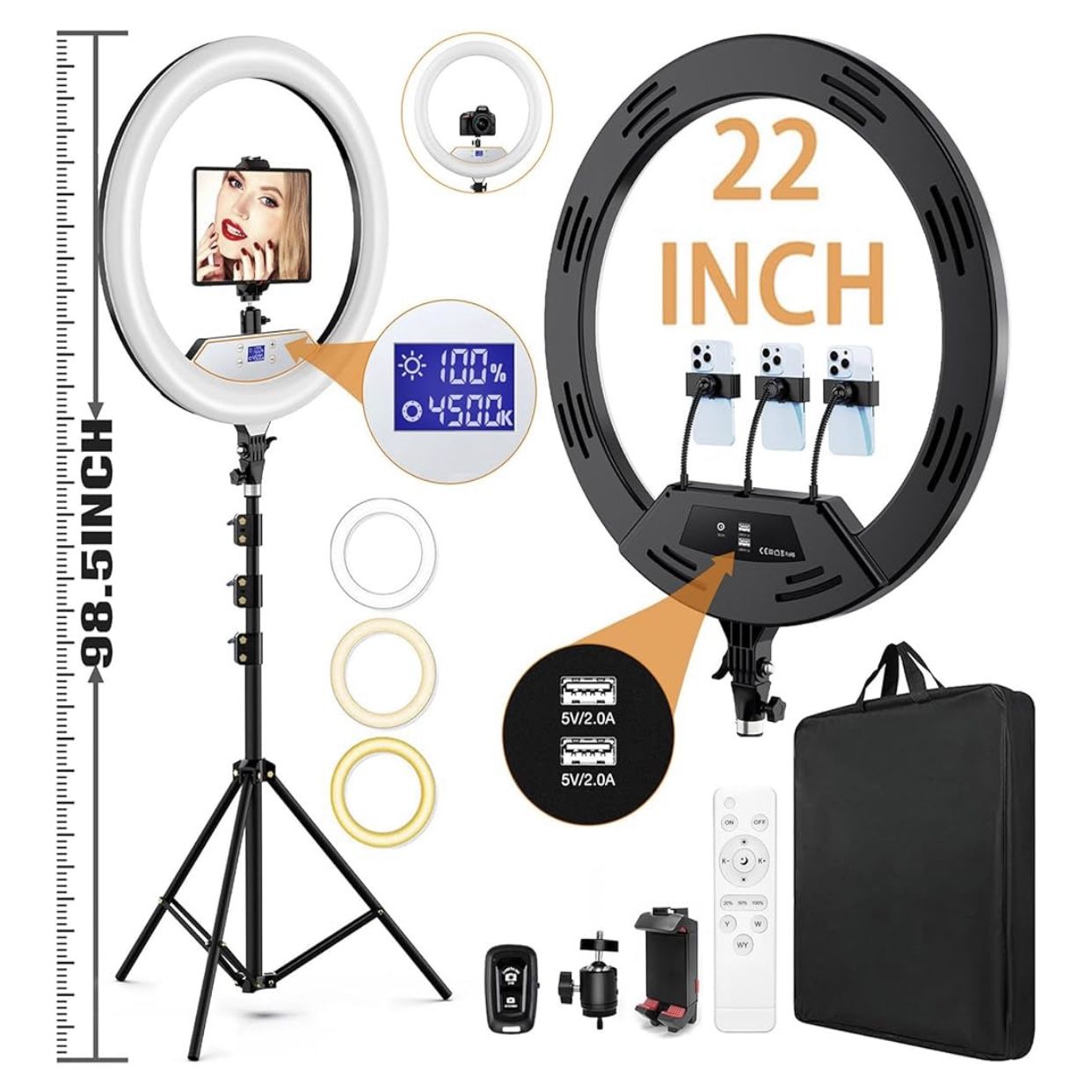22” Led Ring Light