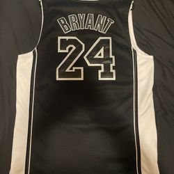 Kobe Jersey (Black and White Adidas)
