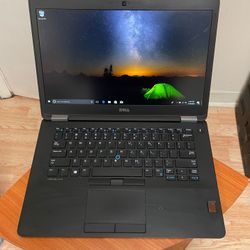 DELL LATITUDE 14” E7470 2.81Ghz i7-6600u 8GB 128GB SSD SIM CARD SLOT