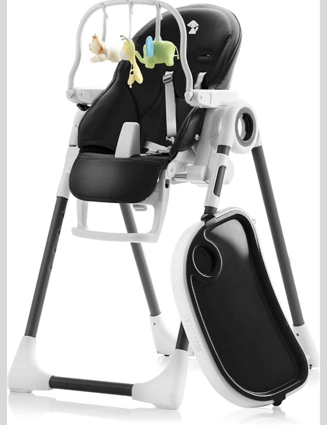 Baby High Chair Adjustable to 7 Different Heights - Foldable High Chairs for Babies and Toddlers - Silla para Comer de Bebe