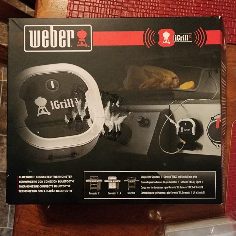 New In Box Weber iGrill 3 Bluetooth Thermometer for Sale in Williamsport,  PA - OfferUp