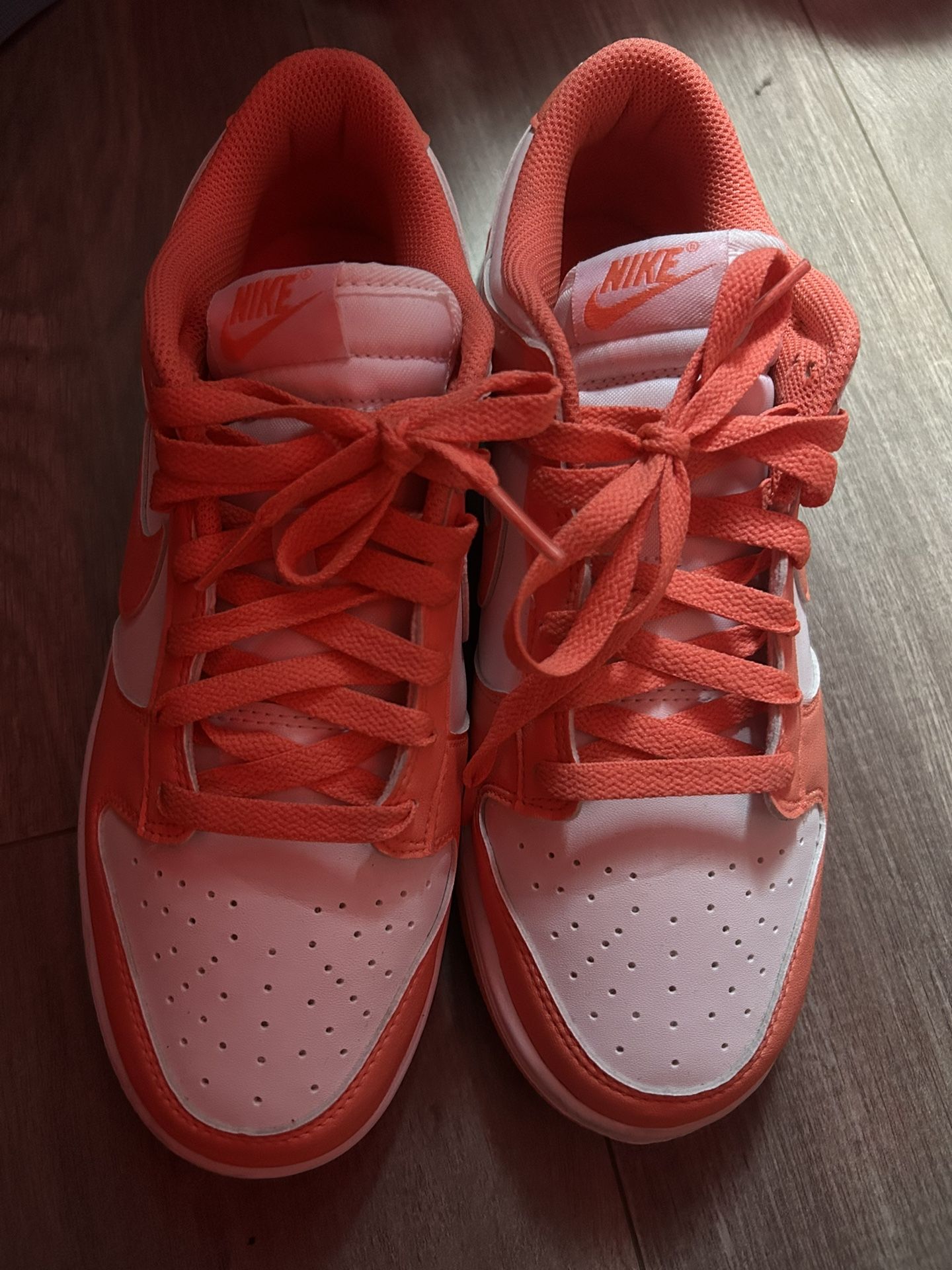 orange nike dunks
