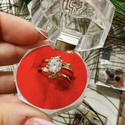 Anillo De Compromiso 10k 