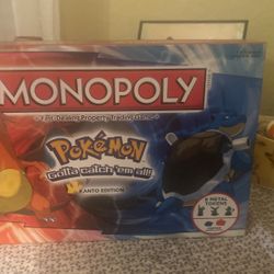 Pokémon Monopoly Game Gotta Catch Them All Kanto Edition
