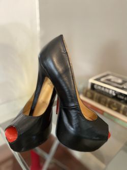 120 mm Platform pumps Black 